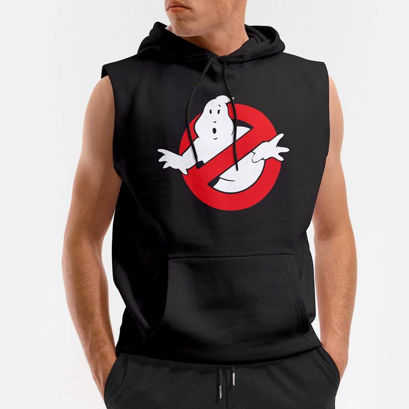 Polera Capucha sin Mangas Cazafantasmas (D0012 Boleto.Store)