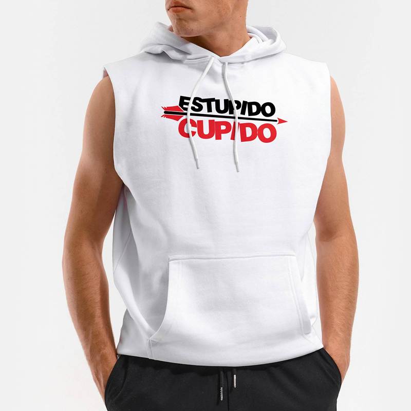 Polera Capucha sin Mangas Cupido, Cupido, Cupido… (D0026 Boleto.Store)